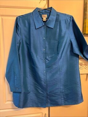100% silk blouse